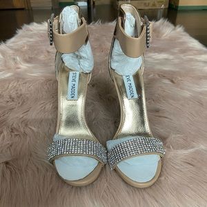 Steve Madden Marlen Rhinestone Heels NIB